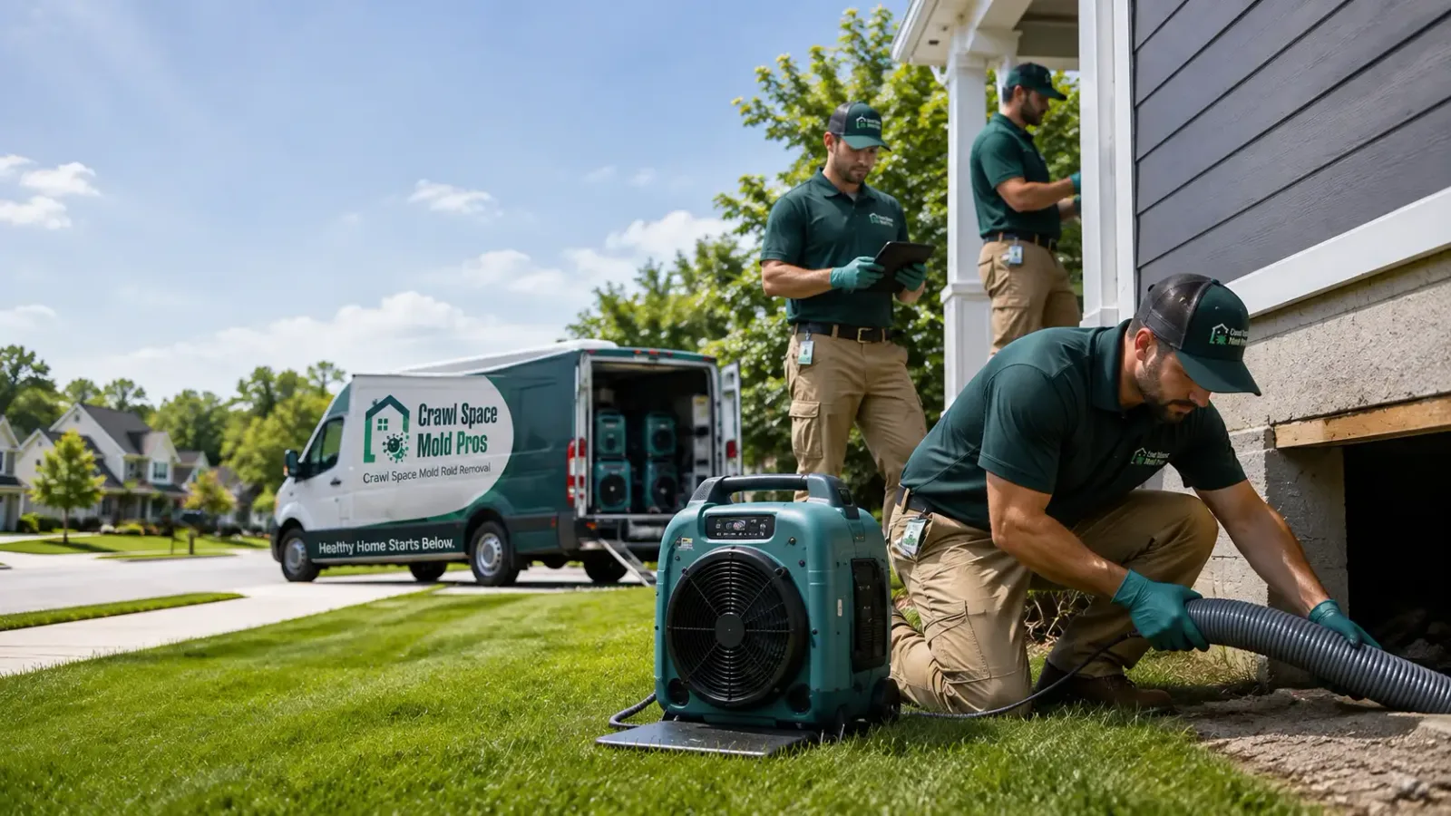 Crawl Space Mold Removal in Pinedale, WY